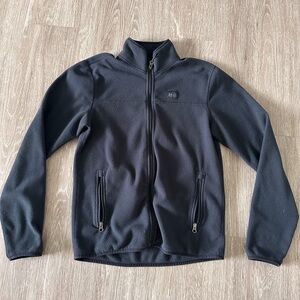 REI Black Lightweight Shirt Jacket with High Collar